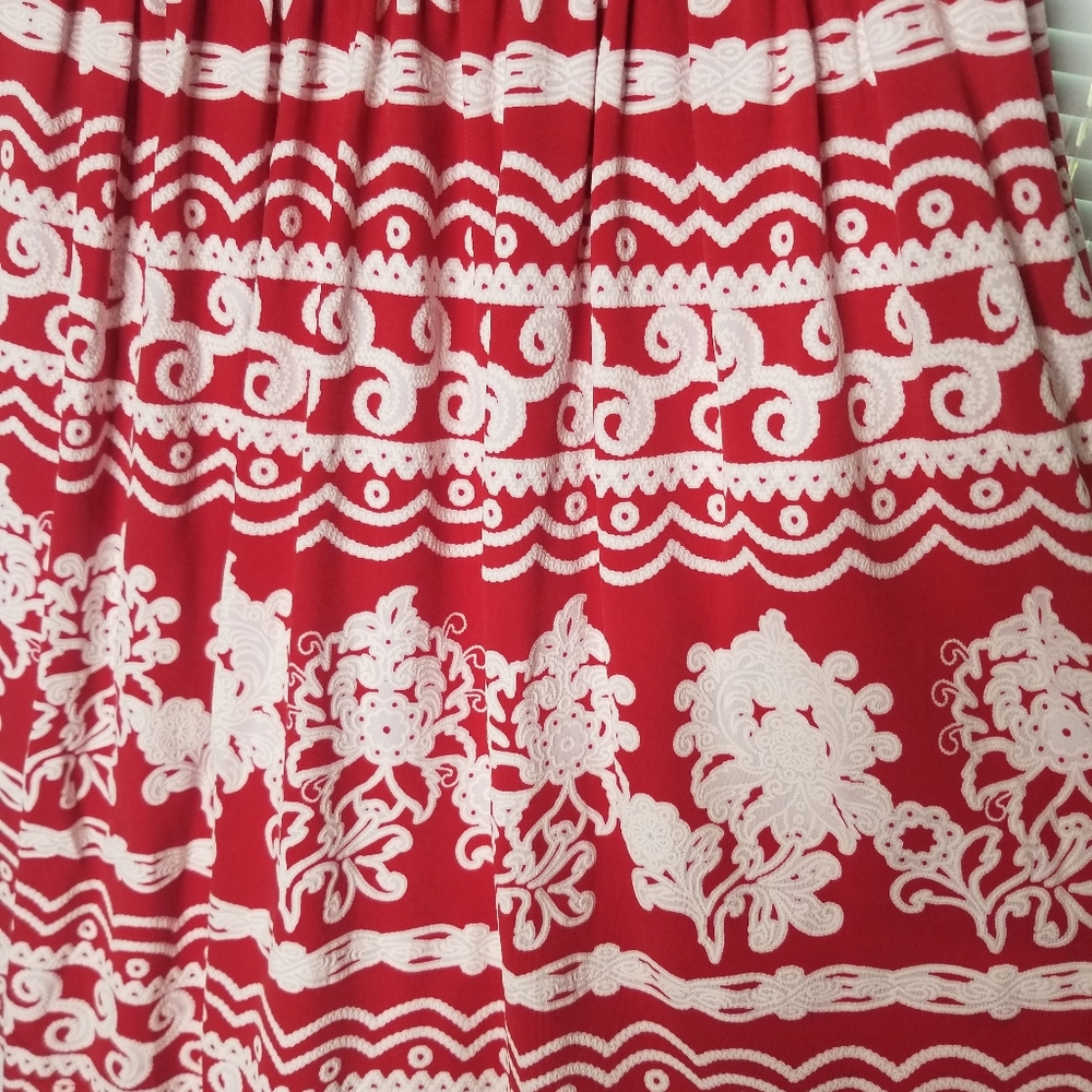 Indication Patterned Sleeveless Women's Dress - image 2